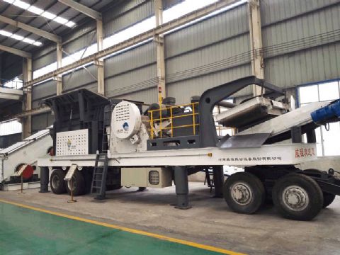 Tyre Type Mobile Crushing Station For Railway